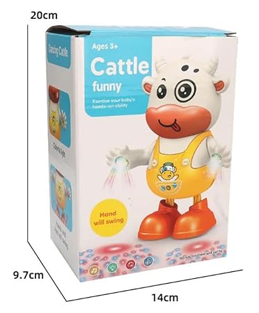 gatito bailando con luces para niños.