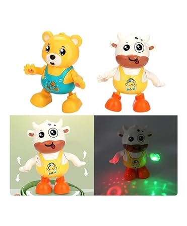 gatito bailando con luces para niños.